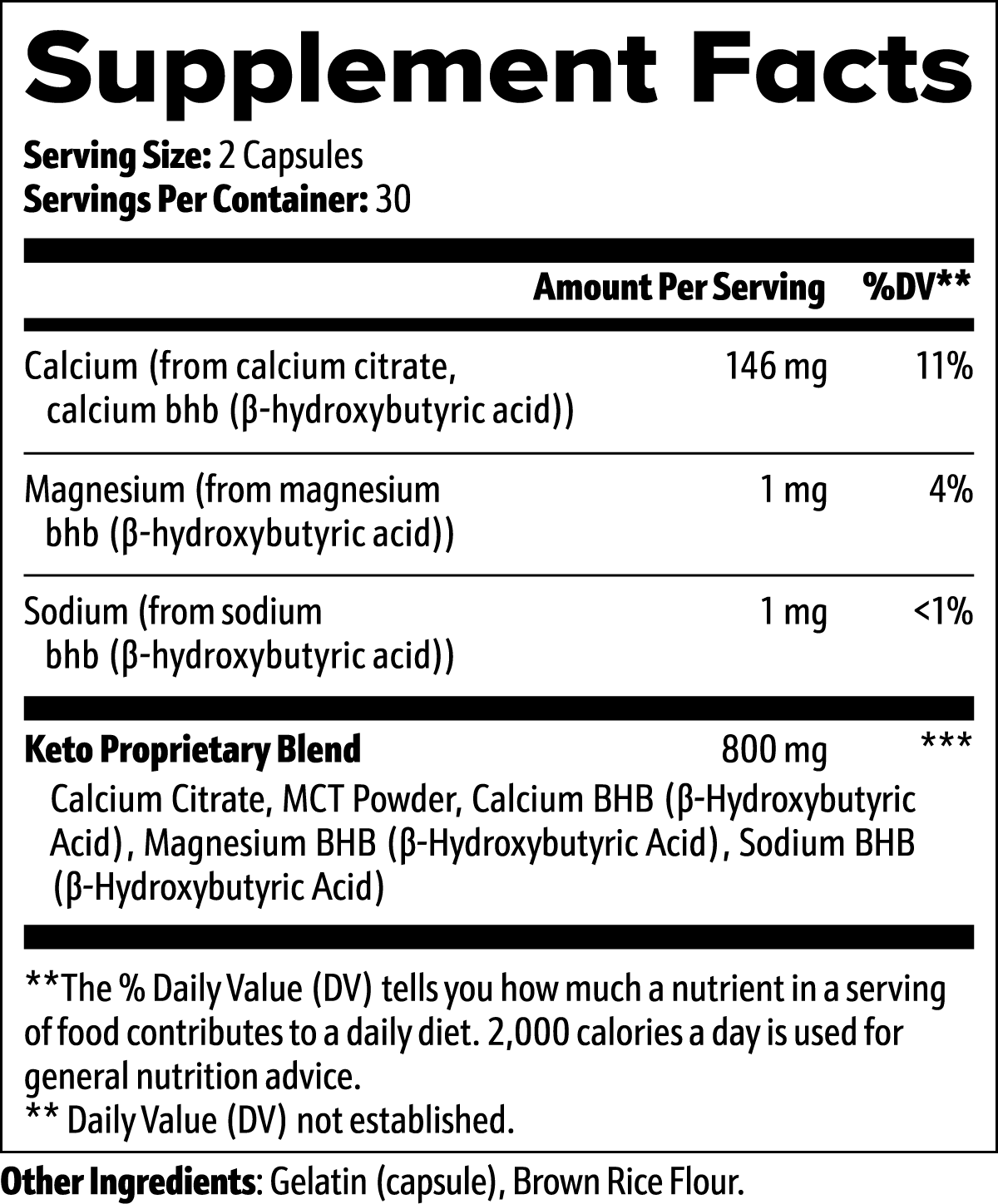 Body bliss        BHB+ Calcium + Magnesium + MCT Powder