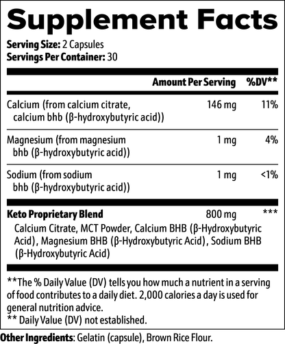 Body bliss        BHB+ Calcium + Magnesium + MCT Powder